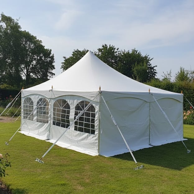 6m x 6m 560gsm PVC Modular Traditional style marquee