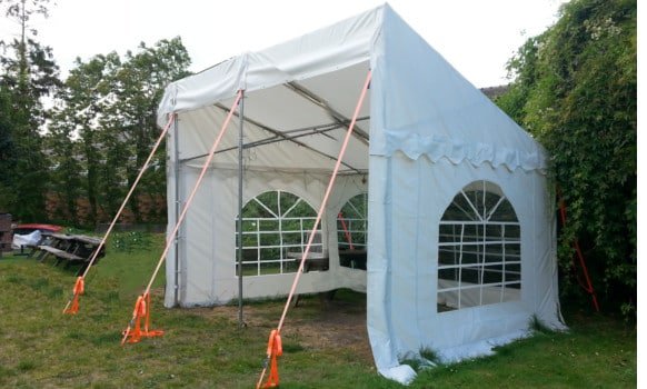 3mx4m Deluxe 650gsm PVC demi marquee