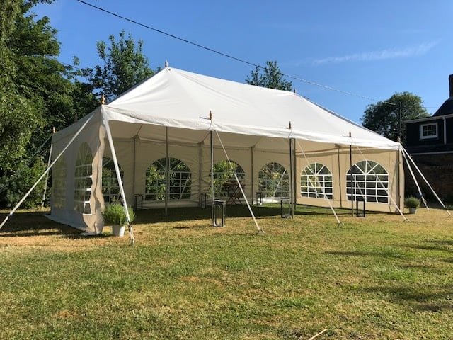 4m x 8m 500gsm traditional style marquee