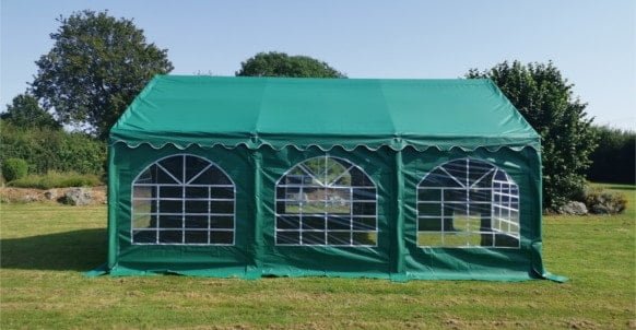 500gsm green PVC marquee