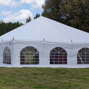 9m x 9m traditional style 500gsm PVC marquee