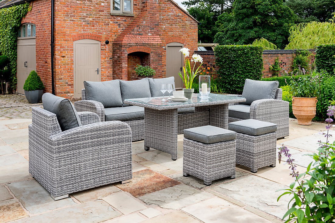 Norfolk Leisure Longbeach rattan sofa set