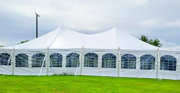 9m x 18m Traditional Style Deluxe Modular PVC Marquee