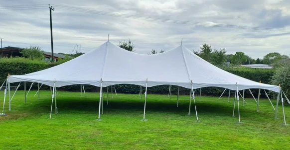 9m x 18m Traditional Style Deluxe Modular PVC Marquee - Image 3