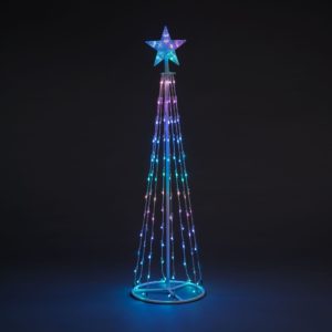 1.5m Snowtime Cone Christmas tree with 106 LEDs