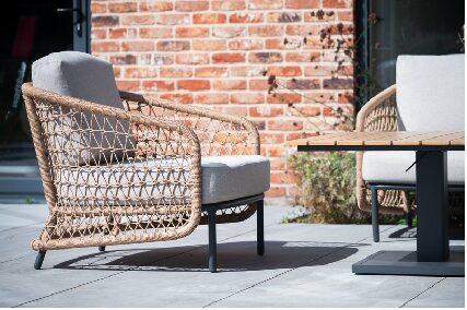 Norfolk Leisure Peakdale Open weave mini corner set - Image 6