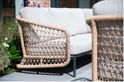 Norfolk Leisure Peakdale Open weave mini corner set - Image 4