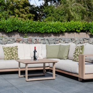 Norfolk Leisure Darlington Aluminium Corner Set with Coffee Table