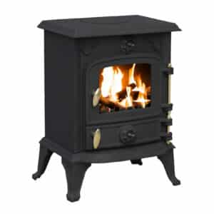 Royal Fire™ 5kW DEFRA approved Cast Iron Wood and Charcoal Burning Stove