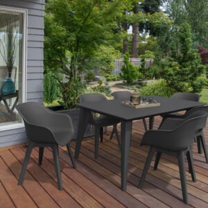 Norfolk Leisure Keter Lima Table with Akola Chairs